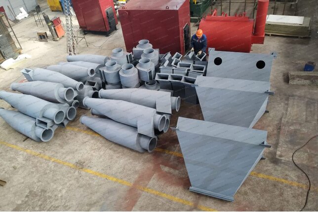 Производство промышленных циклонов ЦН 11 600 4СП