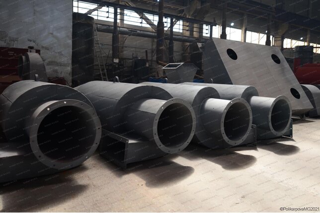 Изготовление промышленных циклонов ЦН 15 800 6СП